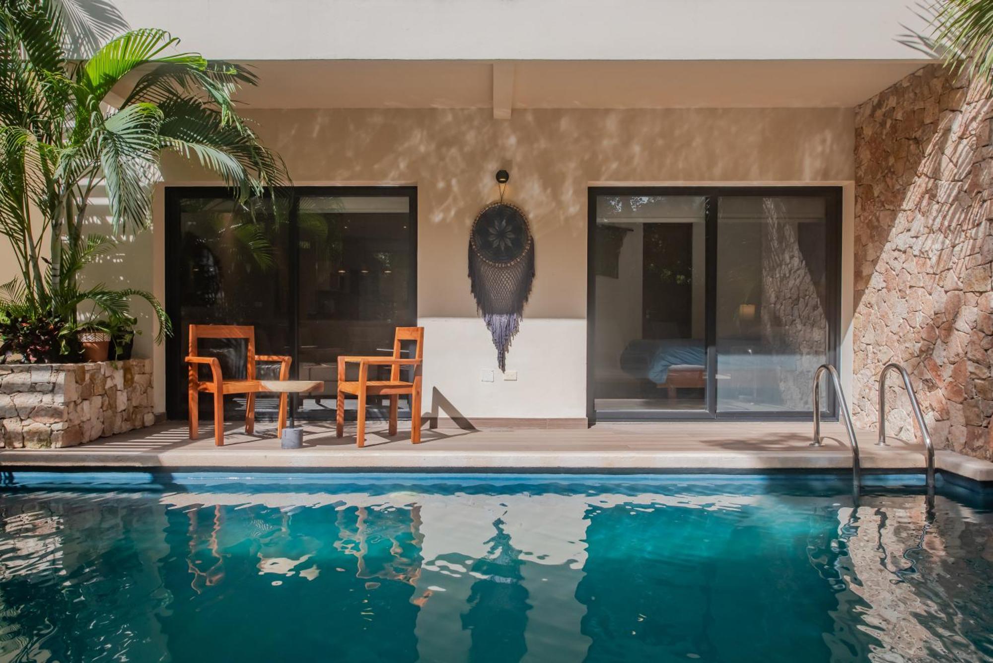 Luxury Aldea Zama 2Bed - 2Bat Apartment Private Terrace & Swim Up Τουλούμ Εξωτερικό φωτογραφία